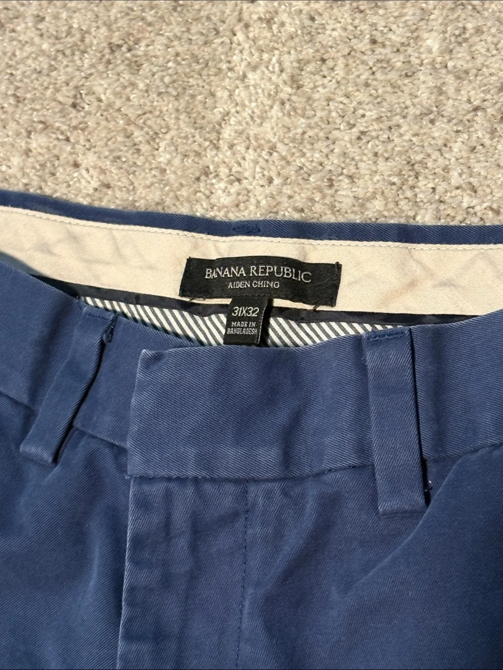 Banana Republic Men's Medium Blue Chinos